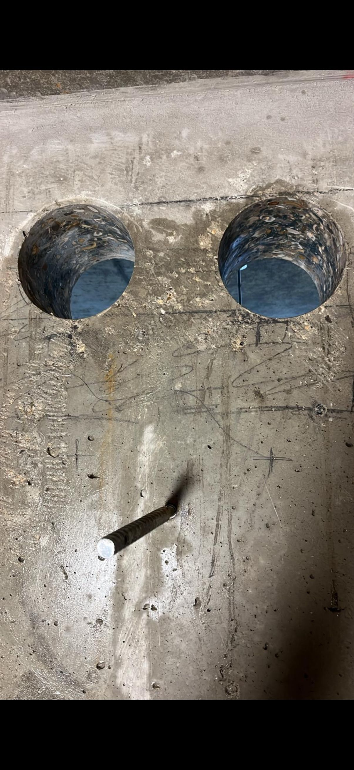 Carottage béton réalisé par MAKTOR